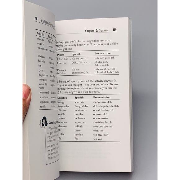 The Pocket Idiot's Guide Spanish Phrases Second Edition USED - Picture 3 of 5